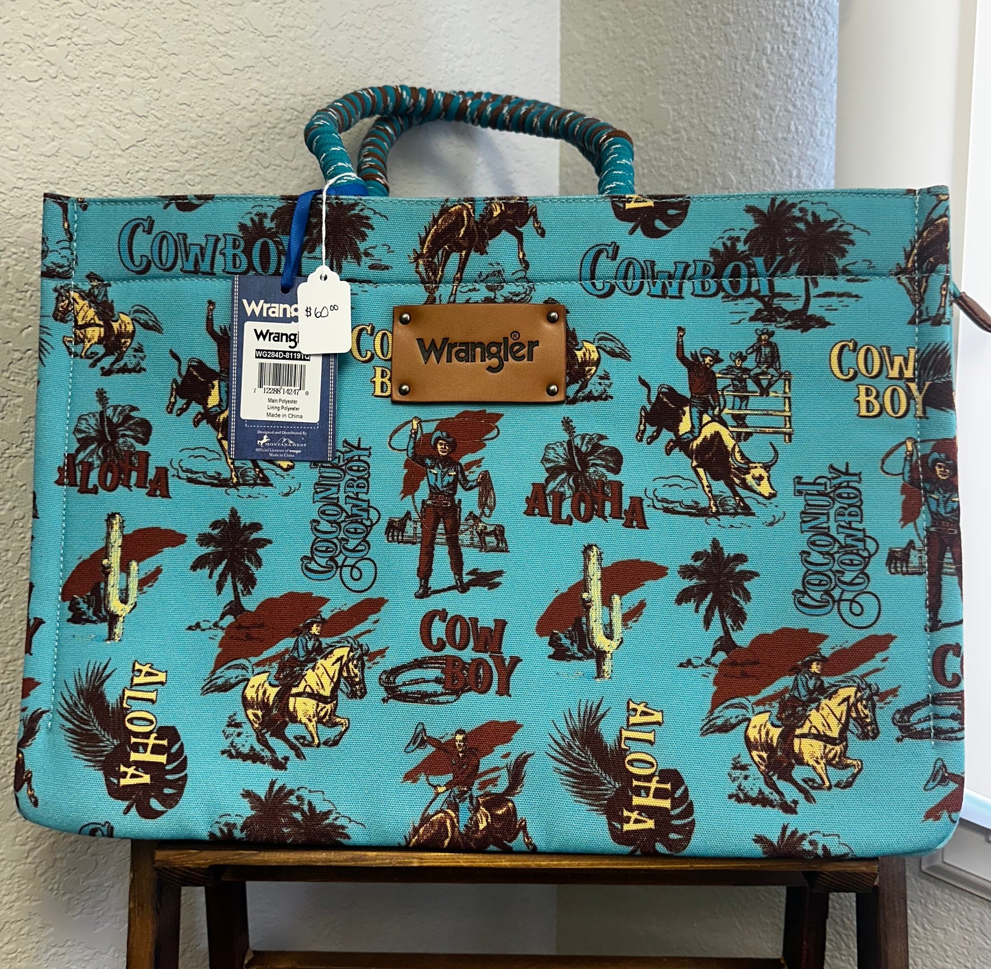 Wrangler Aloha Cowboy Tote - SB