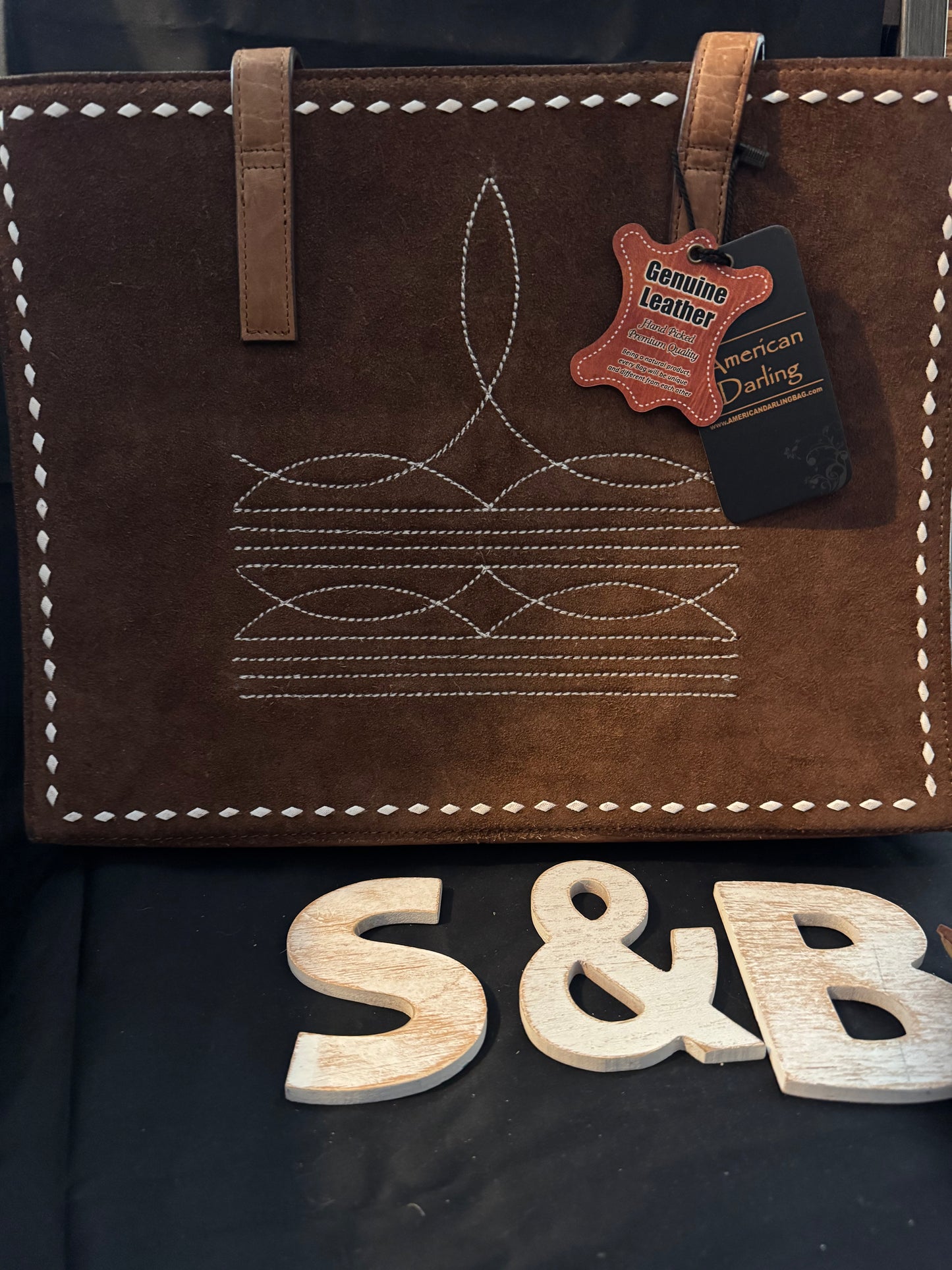 American Darling Leather Handbag