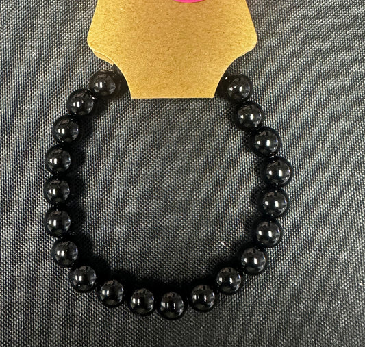 Black Beaded Bracelet - SB