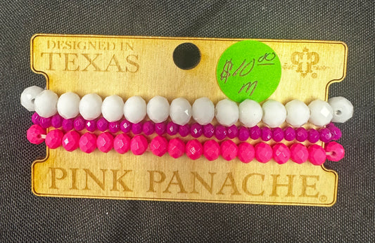 Pink Panache Stackable Bracelets