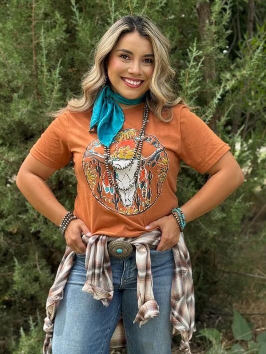 Western Skull Tee - SB