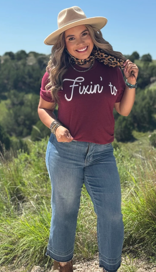 Fixin to T-shirt - Cardinal Red